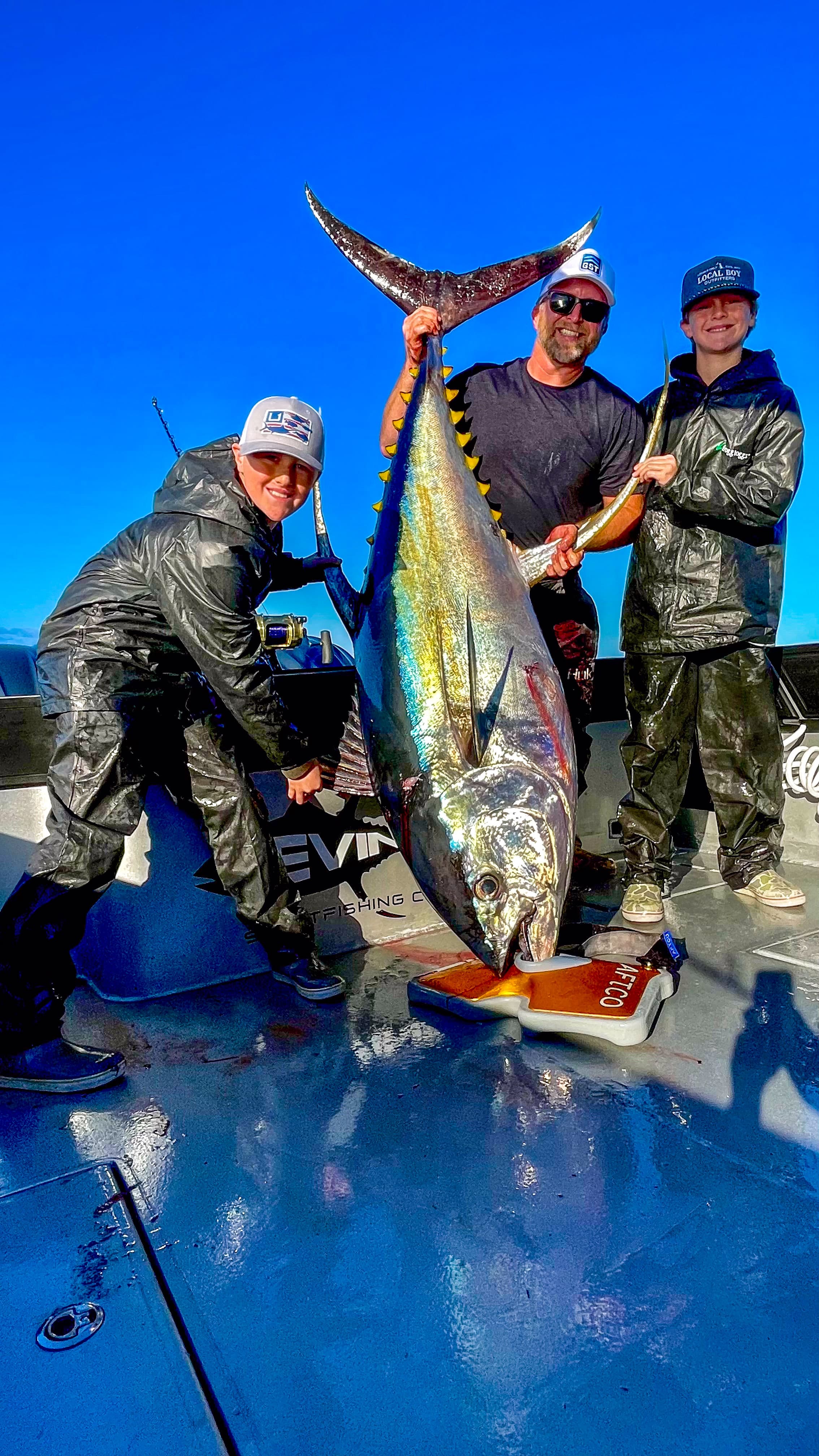 Captain Lakelynn with redfish